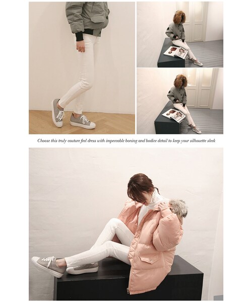 Aco Design（アコデザイン）の「レザー スニーカー/レザースニーカー ローカット/インヒール レースアップ スニーカー（スニーカー・レディース・グレージュ・23.0~25.0　【23.5基準　前底：1.5　後底：3.5　足幅：8.7　長さ：24.5】）」の6枚目の写真