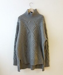 FURFUR | FUR FUR　ざっくりケーブルミックスセーター(ニット/セーター)