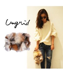Ungrid | MIXファークラッチbag(クラッチバッグ)