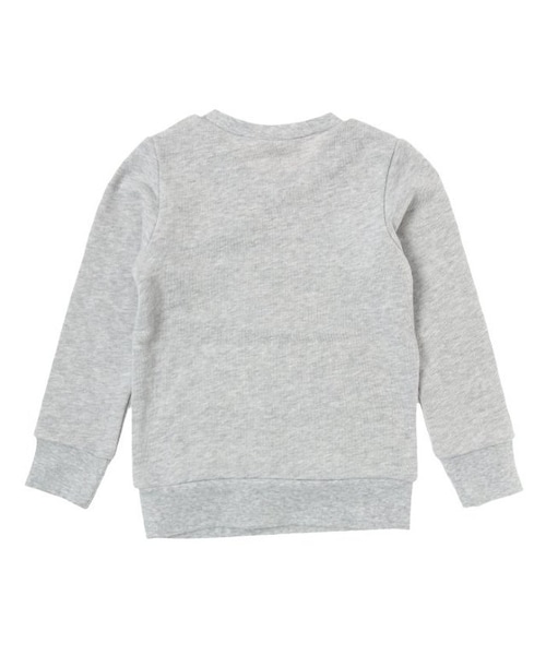 apres les cours（アプレレクール）の「◎girlyハートトレーナー（トップス・キッズ・グレー/ピンク・80/90/100/110/120/130/140）」の3枚目の写真