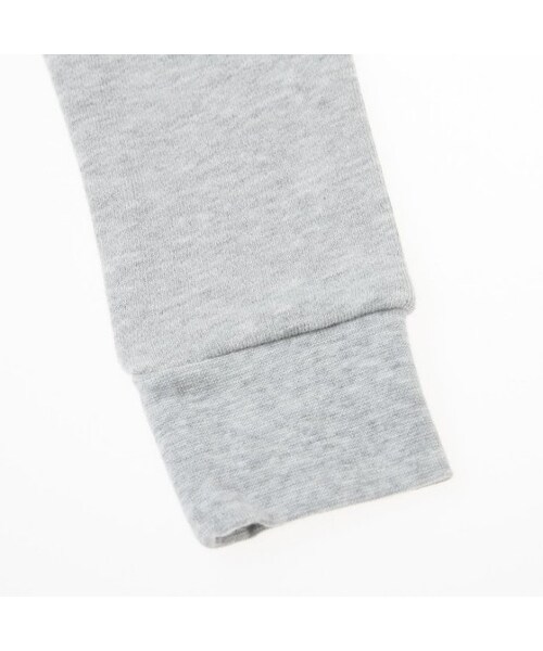 apres les cours（アプレレクール）の「◎girlyハートトレーナー（トップス・キッズ・グレー/ピンク・80/90/100/110/120/130/140）」の7枚目の写真