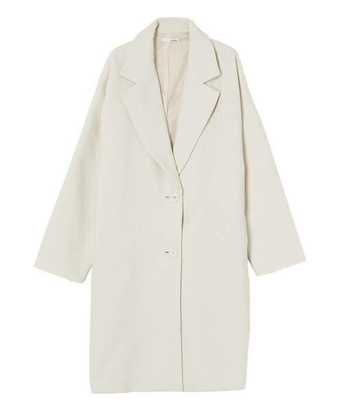 RESEXXY（リゼクシー）の「モッサチェスターコート（ジャケット/アウター・レディース・オフホワイト/ライトグレー/ブラック/ベビーピンク・F）」の12枚目の写真