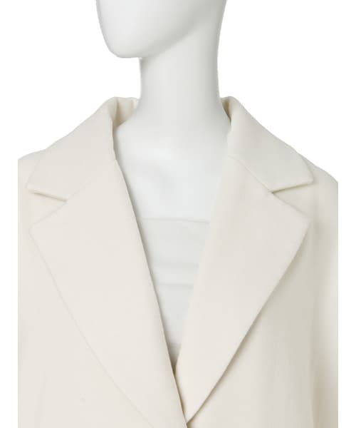 RESEXXY（リゼクシー）の「モッサチェスターコート（ジャケット/アウター・レディース・オフホワイト/ライトグレー/ブラック/ベビーピンク・F）」の9枚目の写真