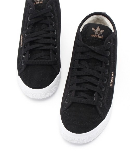 adidas（アディダス）の「ウィメンズ アディダス インヒール ハニー コーデュロイ adidas Originals HONEY MID HEEL CORDUROY AQ5774（スニーカー・レディース・ブラック・23.5cm/24cm/24.5cm/23cm）」の9枚目の写真