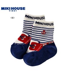 MIKI HOUSE | 【ミキハウスファースト】デッキシューズ柄マリンソックス(ソックス/靴下)