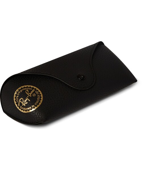 Ray-Ban（レイバン）の「Ray-Ban Round-Frame Acetate Sunglasses（サングラス・メンズ・Black・One size）」の8枚目の写真