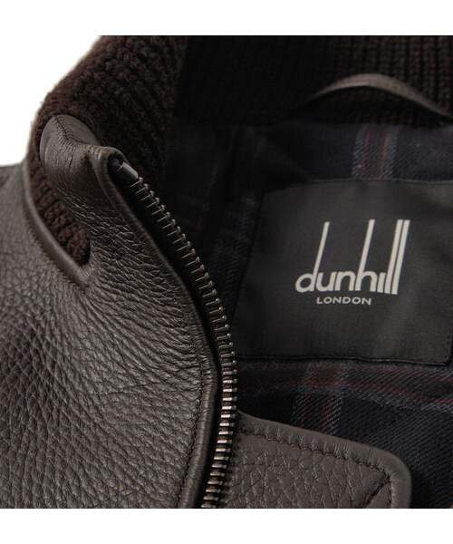 dunhill(ダンヒル)の「Dunhill Leather Bomber Jacket(ライダースジャケット・メンズ・Brown・XL)」の2枚目の写真