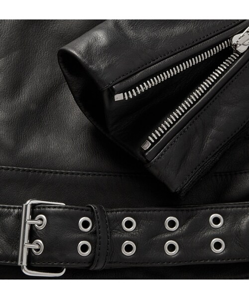 BALMAIN（バルマン）の「Balmain Leather Biker Jacket（ライダースジャケット・メンズ・Black・IT 44 (UK/US 34)/IT 46 (UK/US 36)/IT 48 (UK/US 38)/IT 52 (UK/US 42)/IT 54 (UK/US 44)）」の4枚目の写真