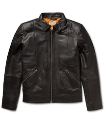 Nudie Jeans ダブルライダースジャケット Nudie Jeans（ヌーディージーンズ）の「Nudie Jeans Leather