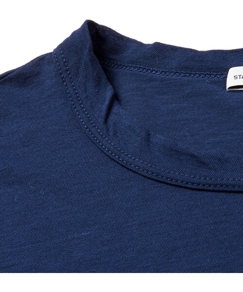 JAMES PERSE（ジェームスパース）の「James Perse Cotton-Jersey T-Shirt（Tシャツ/カットソー・メンズ・Blue・1/2/3/4/5）」の3枚目の写真