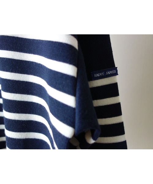 SAINT JAMES(セントジェームス)の「SAINTJAMES セントジェームス "NAVAL"SWEATER "ナヴァル"セーター MARINE×ECRU マリン×生成【正規取り扱い品】(ニット/セーター・メンズ・その他)」の7枚目の写真