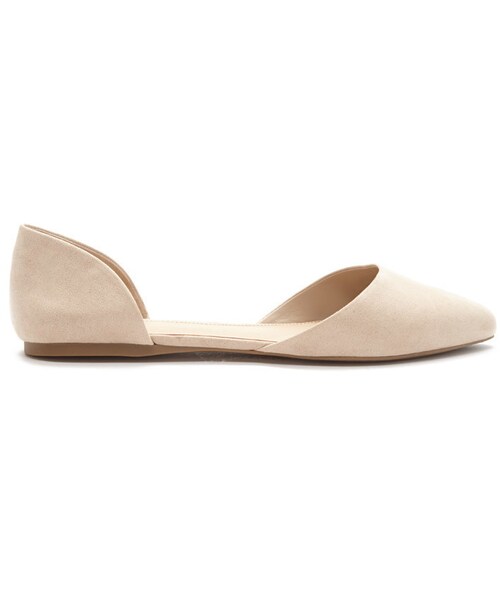 FOREVER 21（フォーエバー トゥエンティーワン）の「FOREVER 21 Pointed Faux Suede Flats（シューズ・レディース・Black/Beige/Brown/Red・5.5/6/6.5/7/7.5/8/8.5/9/10）」の2枚目の写真