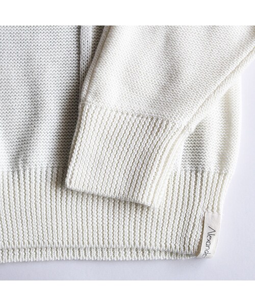 AlexanderLeeChang（アレキサンダーリーチャン）の「Fishplant Knit Sweater（トップス・Black/White・2）」の6枚目の写真