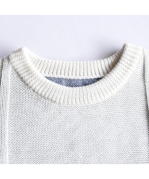 AlexanderLeeChang（アレキサンダーリーチャン）の「Fishplant Knit Sweater（トップス・Black/White・2）」の5枚目の写真