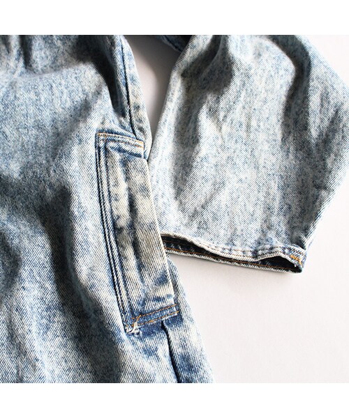 Vintage Clothing(ヴィンテージクロージング)の「Chemical Denim Coat(ジャケット/アウター・Light Indigo・One)」の4枚目の写真