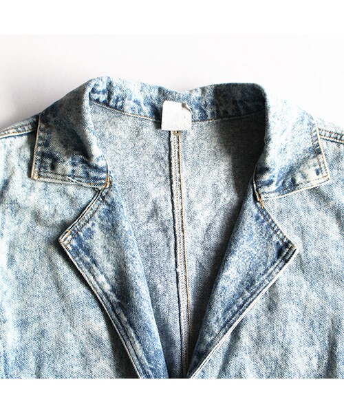 Vintage Clothing(ヴィンテージクロージング)の「Chemical Denim Coat(ジャケット/アウター・Light Indigo・One)」の2枚目の写真