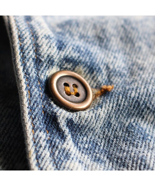 Vintage Clothing(ヴィンテージクロージング)の「Chemical Denim Coat(ジャケット/アウター・Light Indigo・One)」の3枚目の写真