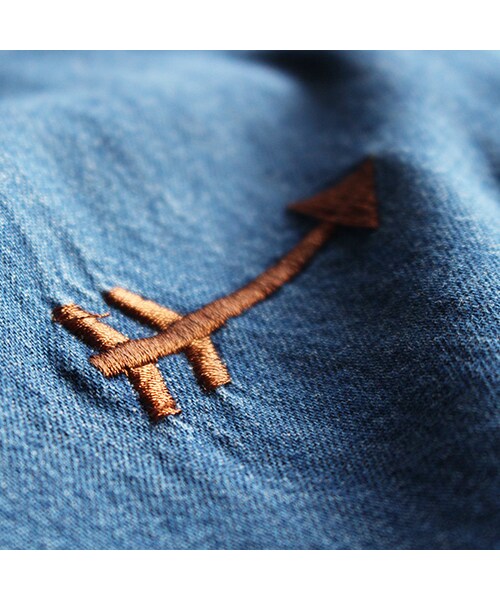 Vintage Clothing（ヴィンテージクロージング）の「No Collar Denim Shirts（トップス・Blue・One）」の5枚目の写真