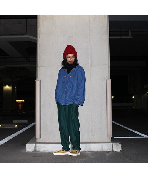 Vintage Clothing（ヴィンテージクロージング）の「No Collar Denim Shirts（トップス・Blue・One）」の6枚目の写真