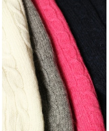 45R（フォーティファイブアール）の「シェットランドケーブルニット