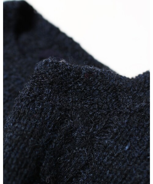 45R（フォーティファイブアール）の「シェットランドケーブルニット