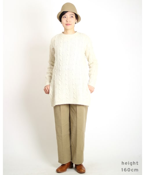 45R（フォーティファイブアール）の「シェットランドケーブルニット