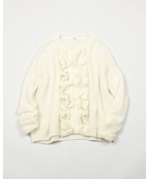 45R（フォーティファイブアール）の「アルパカタムフリルブラウス