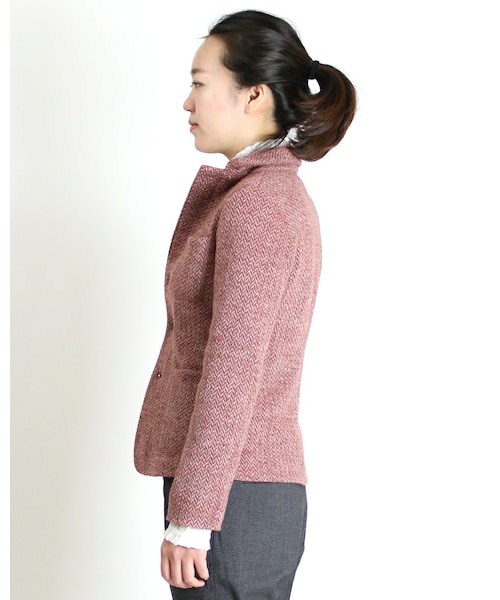 45R シェットランドニットジャケット　サイズ2 45R（フォーティファイブアール）の「シェットランドニットジャケット