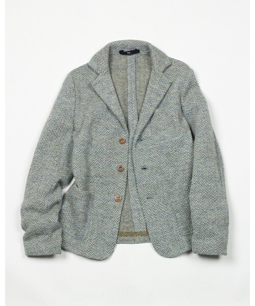 45R シェットランドニットジャケット　サイズ2 45R（フォーティファイブアール）の「シェットランドニットジャケット