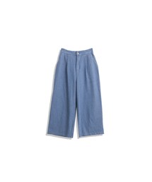 QUEEN SHOP | 盛行的男孩感寬褲持續燃燒是修飾下半身的首選單品上身可以選擇半紮式穿法搭配素T就可以輕便出門唷！(パンツ)