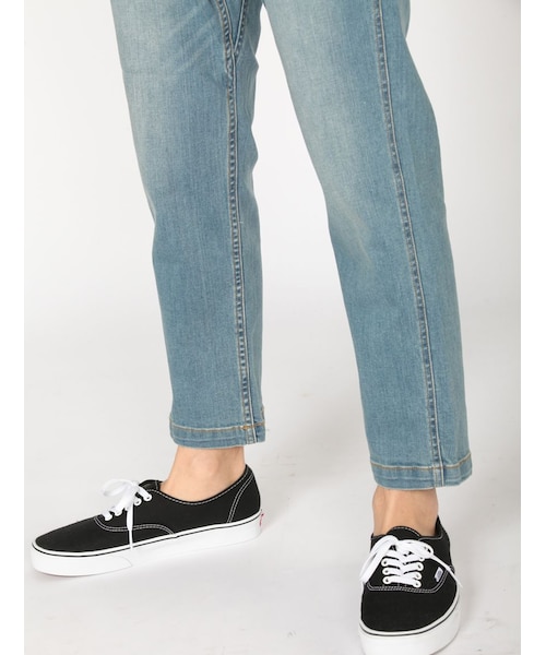 Gramicci（グラミチ）の「GRAMICCI/グラミチ × BEAVER/ビーバー 別注 Ankle Denim Narrow Pants（パンツ・メンズ・BLACK/USED・S/M/L）」の8枚目の写真