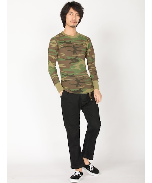 Gramicci（グラミチ）の「GRAMICCI/グラミチ × BEAVER/ビーバー 別注 Ankle Denim Narrow Pants（パンツ・メンズ・BLACK/USED・S/M/L）」の2枚目の写真