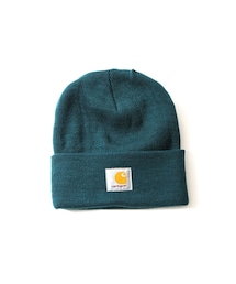 STUSSY x CARHARTT コラボ ニットキャップ ブラウン STUSSY x CARHARTT コラボ ニットキャップ ブラウン