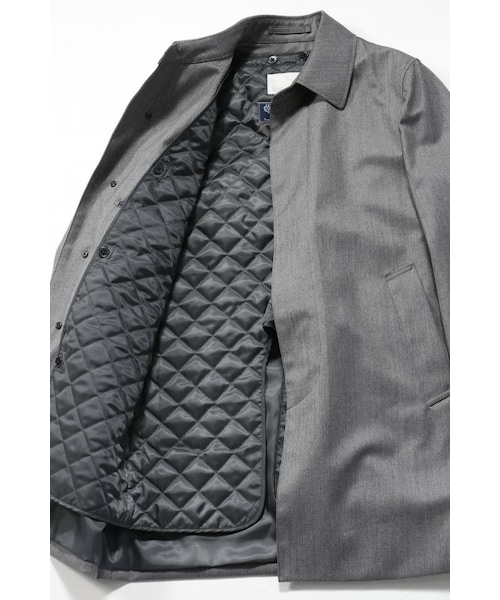 EDIFICE × ロロピアーナ ライナー付ステンカラーコート ストームシステム セール】SHIPS: LORO PIANA FABRIC ストーム システム ステン