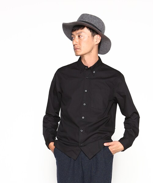 VIRGOwearworks（ヴァルゴウェアワークス）の「Gentle shirts ボタンダウンシャツ（トップス・メンズ・WHITE/BLACK・2/3/4）」の2枚目の写真