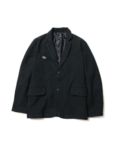 ヴァルゴ VIRGO native shadow wool coat【新品】 VU - ヴウ - Shawl Collar Coat - ショールカラーコート