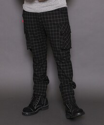 VIRGOwearworks | Uk check strech cargo pants チェックカーゴパンツ(パンツ)
