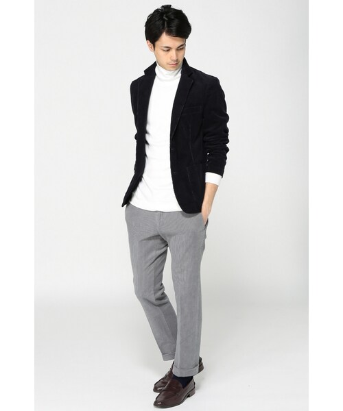 JOURNAL STANDARD（ジャーナルスタンダード）の「細畝コーデュロイジャケット（ジャケット/アウター・メンズ・ブラウン/ネイビー・M/L）」の4枚目の写真