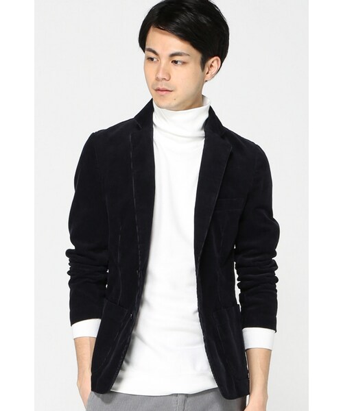 JOURNAL STANDARD（ジャーナルスタンダード）の「細畝コーデュロイジャケット（ジャケット/アウター・メンズ・ブラウン/ネイビー・M/L）」の2枚目の写真