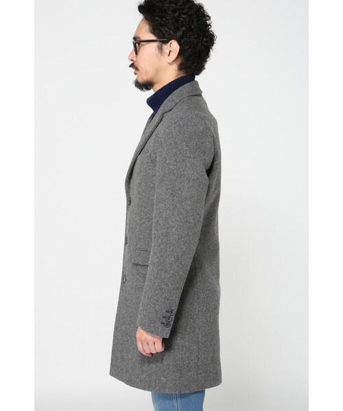 JOURNAL STANDARD（ジャーナルスタンダード）の「モッサーチェスターコート（ジャケット/アウター・メンズ・グレーA/キャメル/ネイビー・S/M/L）」の8枚目の写真