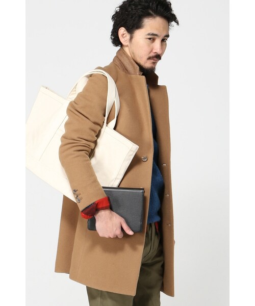 JOURNAL STANDARD（ジャーナルスタンダード）の「モッサーチェスターコート（ジャケット/アウター・メンズ・グレーA/キャメル/ネイビー・S/M/L）」の2枚目の写真