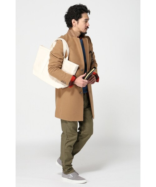JOURNAL STANDARD（ジャーナルスタンダード）の「モッサーチェスターコート（ジャケット/アウター・メンズ・グレーA/キャメル/ネイビー・S/M/L）」の5枚目の写真