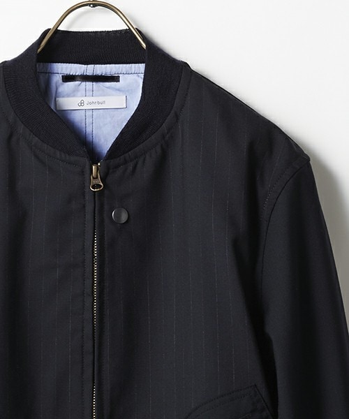 Johnbull Private labo(ジョンブルプライベートラボ)の「リブブルゾン(ブルゾン・メンズ・カーキ/ネイビー・SMALL/MEDIUM/LARGE)」の4枚目の写真
