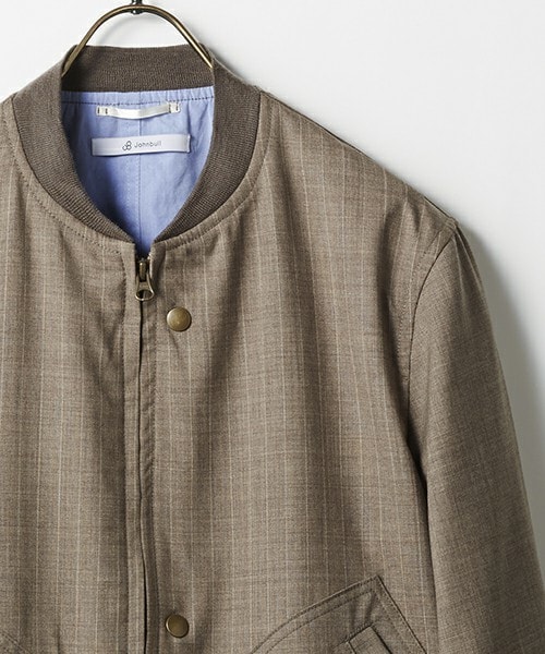 Johnbull Private labo(ジョンブルプライベートラボ)の「リブブルゾン(ブルゾン・メンズ・カーキ/ネイビー・SMALL/MEDIUM/LARGE)」の7枚目の写真