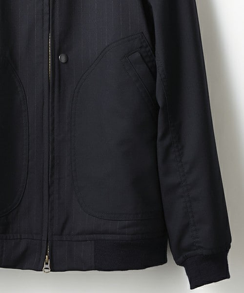 Johnbull Private labo(ジョンブルプライベートラボ)の「リブブルゾン(ブルゾン・メンズ・カーキ/ネイビー・SMALL/MEDIUM/LARGE)」の5枚目の写真