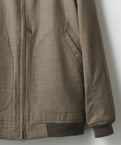 Johnbull Private labo(ジョンブルプライベートラボ)の「リブブルゾン(ブルゾン・メンズ・カーキ/ネイビー・SMALL/MEDIUM/LARGE)」の8枚目の写真