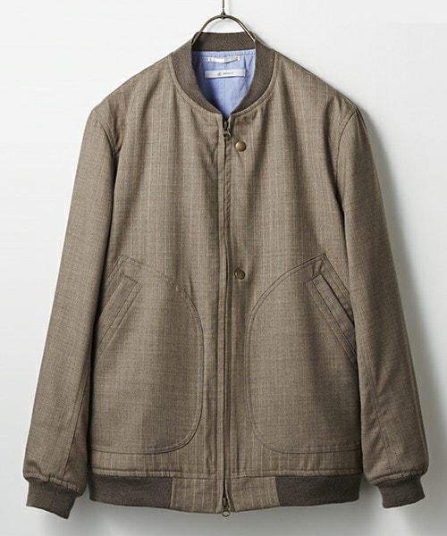 Johnbull Private labo(ジョンブルプライベートラボ)の「リブブルゾン(ブルゾン・メンズ・カーキ/ネイビー・SMALL/MEDIUM/LARGE)」の2枚目の写真