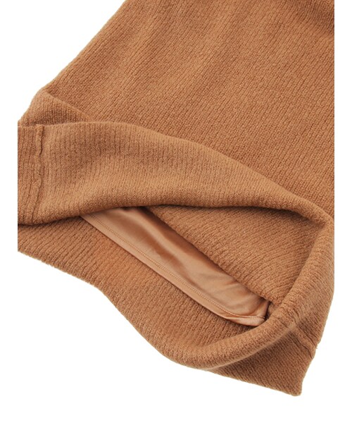 w closet(ダブルクローゼット)の「7G片畦フェイク袖付きスカート(スカート・レディース・オフホワイト/キャメル/ボルドー・FREE)」の10枚目の写真