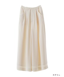 w closet | タック入り9分丈ワイドパンツ(パンツ)
