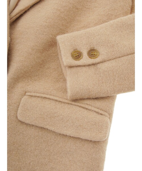 w closet（ダブルクローゼット）の「スライバーチェスターコート（ジャケット/アウター・レディース・ベージュ/サックス/Lグレー・FREE）」の8枚目の写真